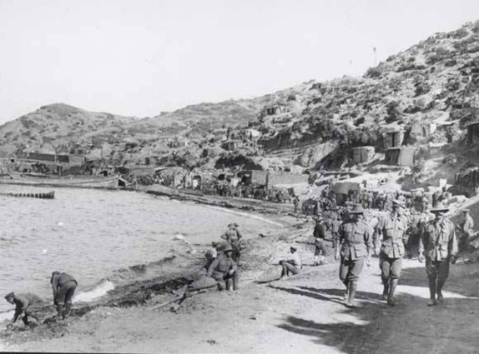 La bataille de Gallipoli